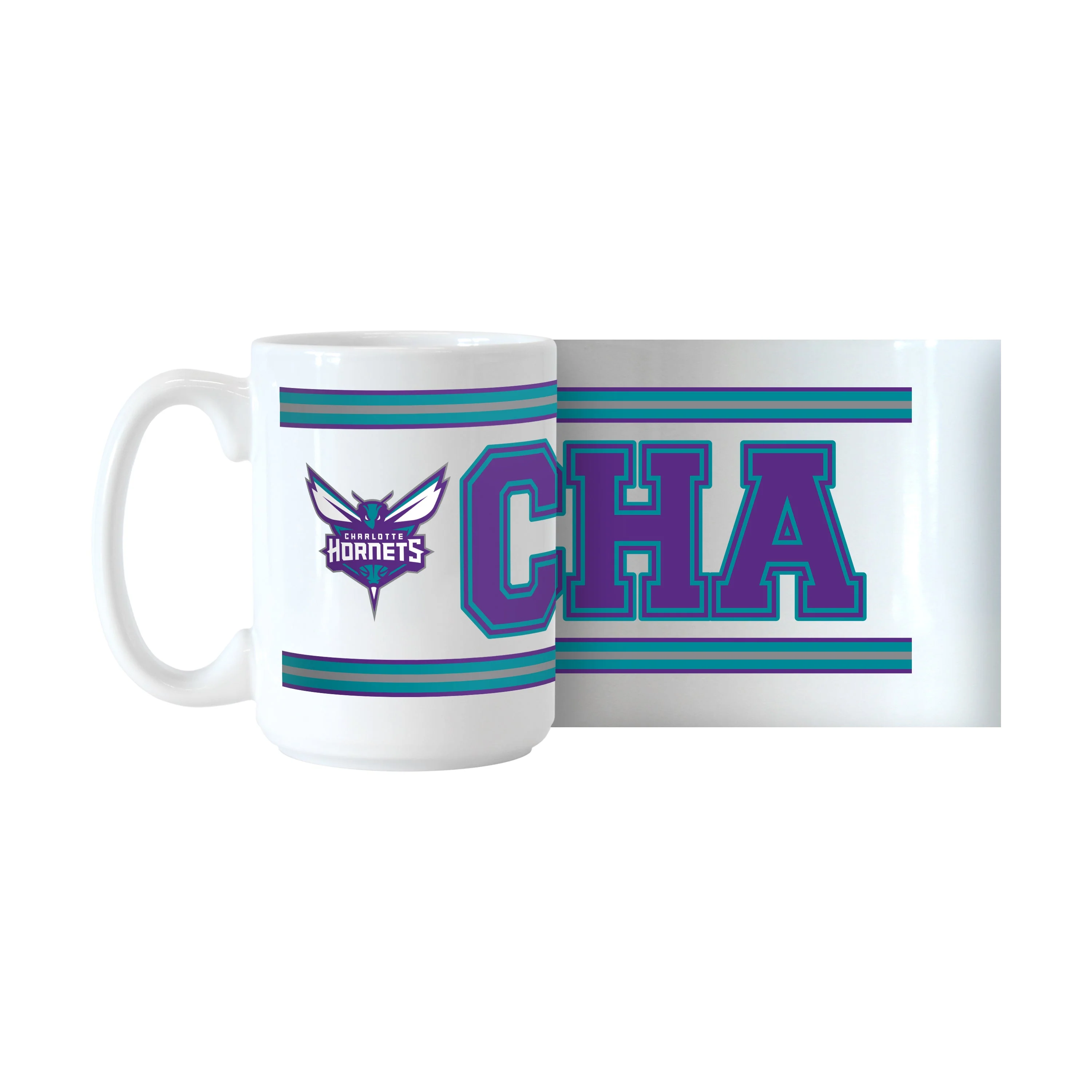 Charlotte Hornets 15oz Overtime Stripe Sublimated Mug - Image 2