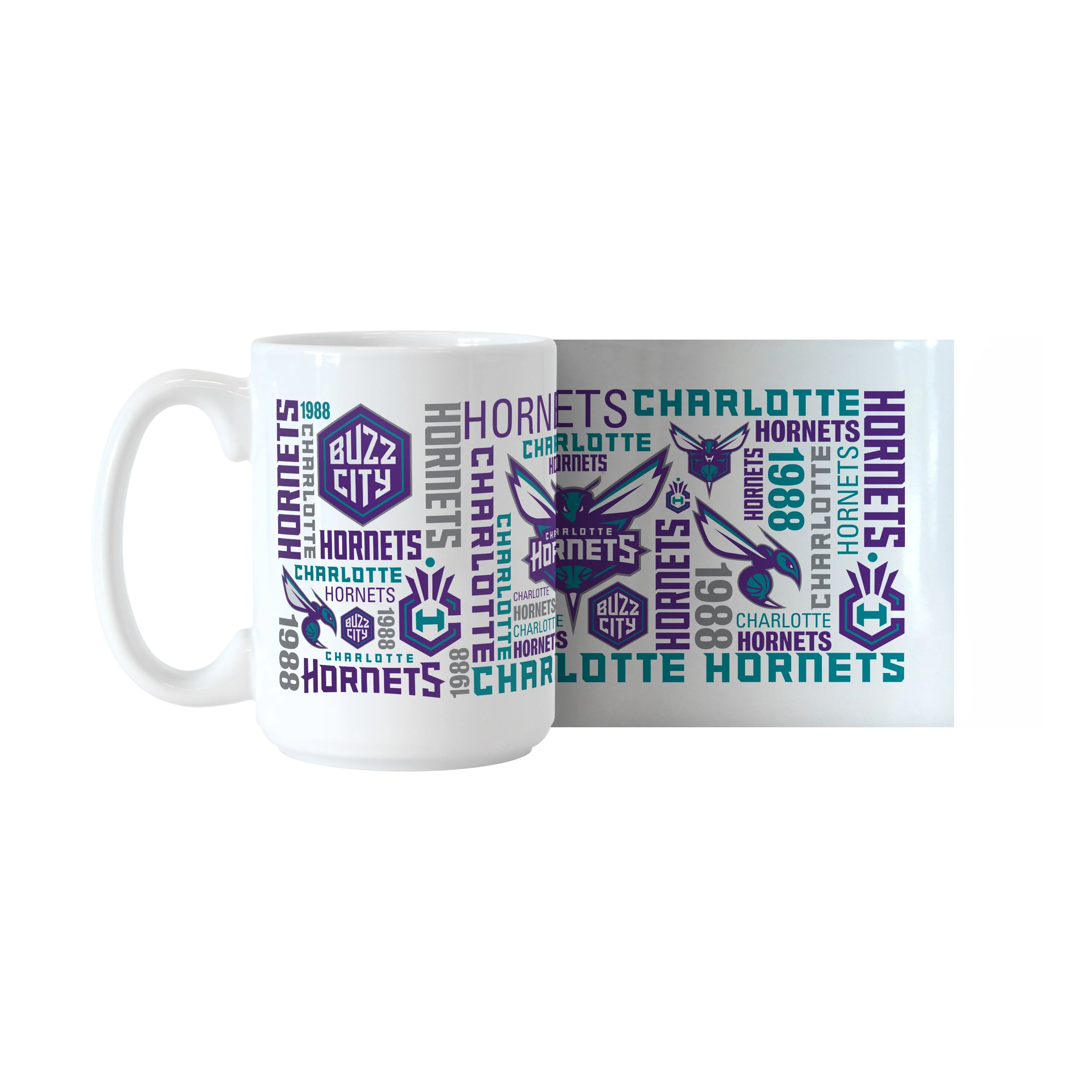 Charlotte Hornets 15oz Spirit Sublimated Mug - Image 2
