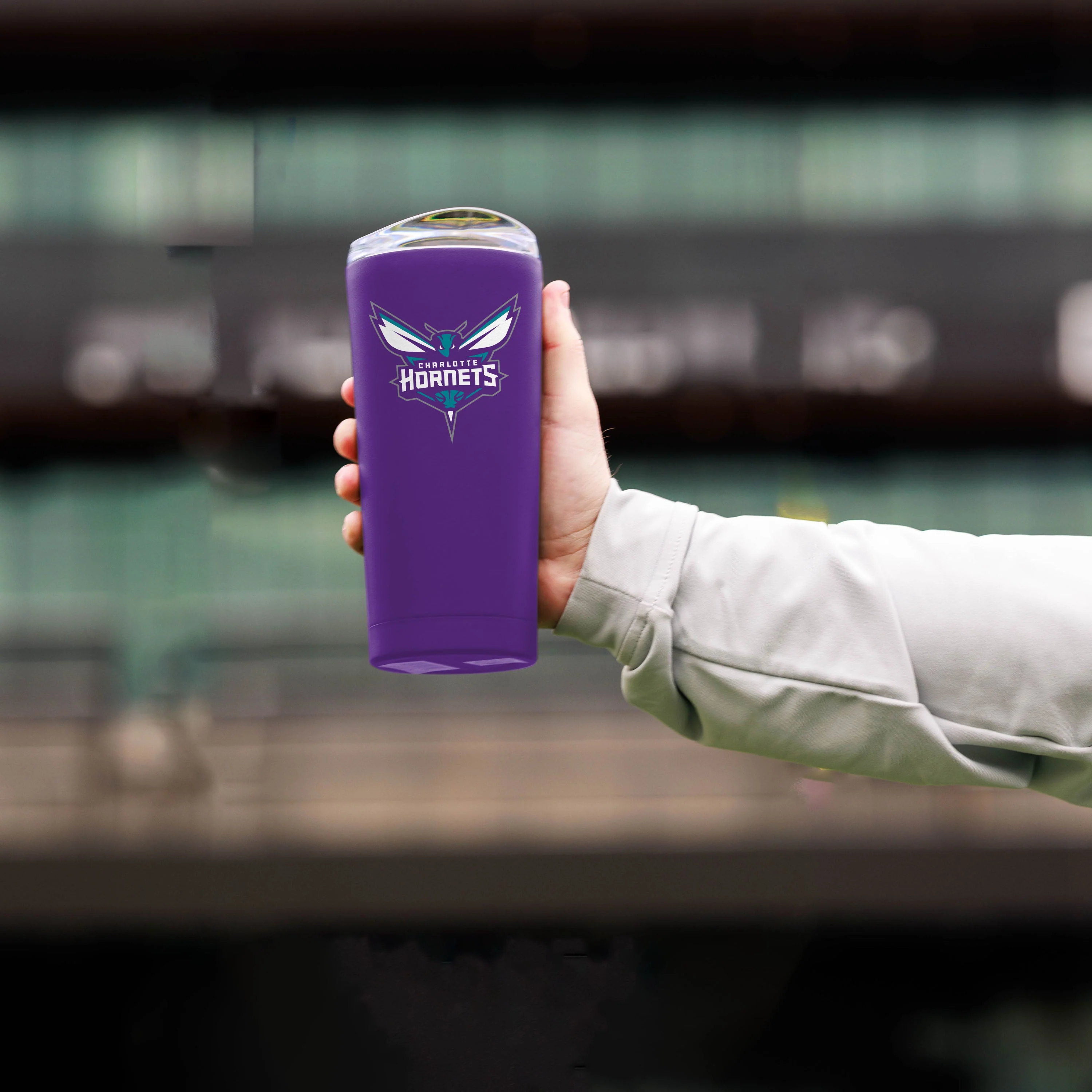 Charlotte Hornets 20oz Flipside Powder Coat Tumbler - Image 3