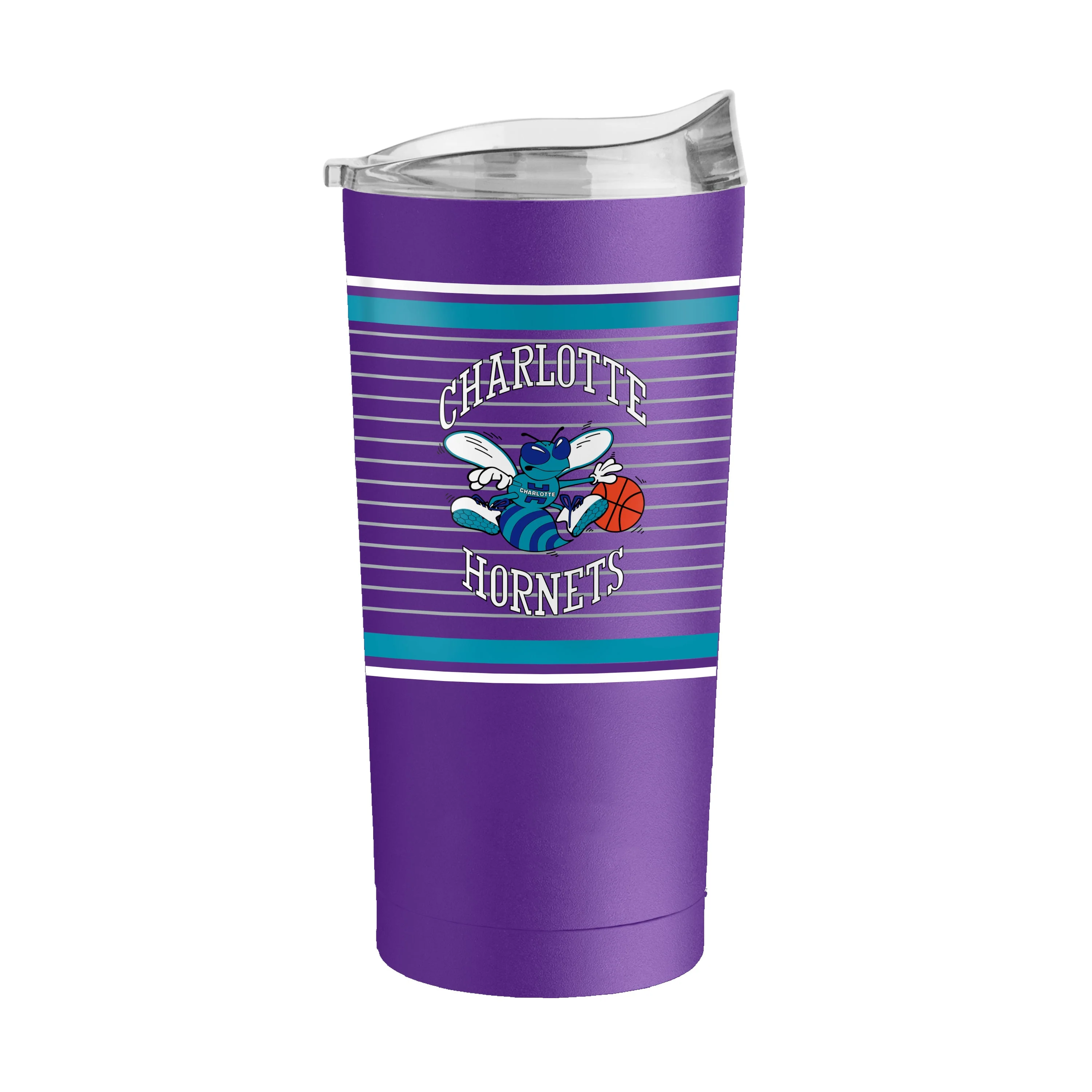 Charlotte Hornets 20oz Retro Stripe Powder Coat Tumbler - Image 2