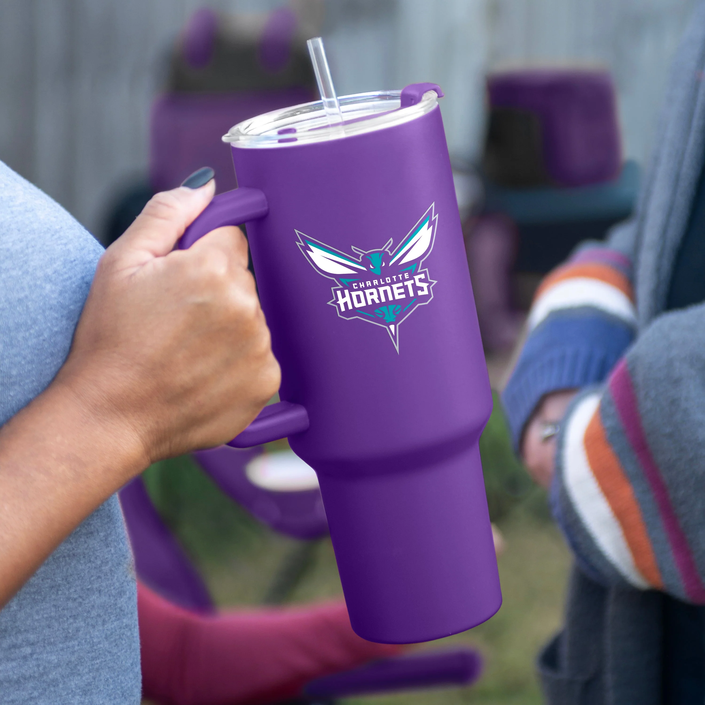 Charlotte Hornets 40oz Flipside Powder Coat Tumbler - Image 2