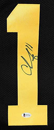 Chase Claypool Autographed Black Color Rush Pro Style Jersey-Beckett WBlack L1 - Image 3