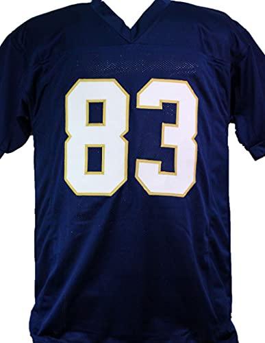 Chase Claypool Autographed Navy College Style Jersey w/PLACT- Beckett W Black - Image 2