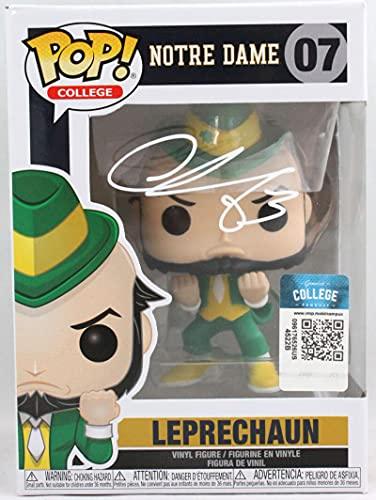 Chase Claypool Autographed Notre Dame Funko Pop Figurine- Beckett W White
