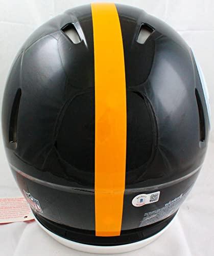 Chase Claypool Autographed Pittsburgh Steelers F/S Speed Authentic Helmet-Beckett W Hologram - Image 3