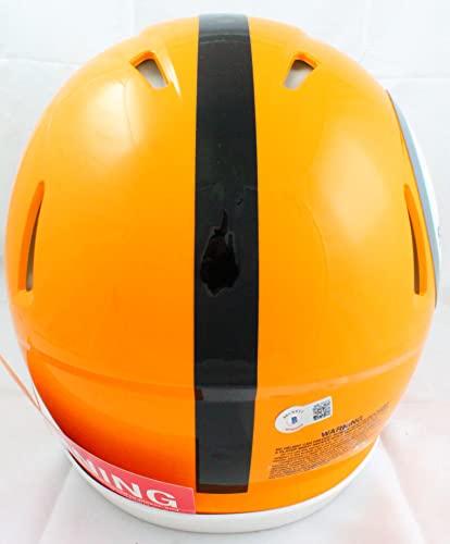 Chase Claypool Autographed Pittsburgh Steelers F/S Speed Authentic Helmet-Beckett W Hologram - Image 3