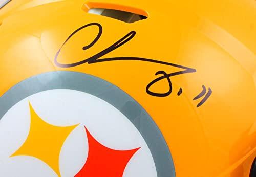 Chase Claypool Autographed Pittsburgh Steelers F/S Speed Authentic Helmet-Beckett W Hologram - Image 5