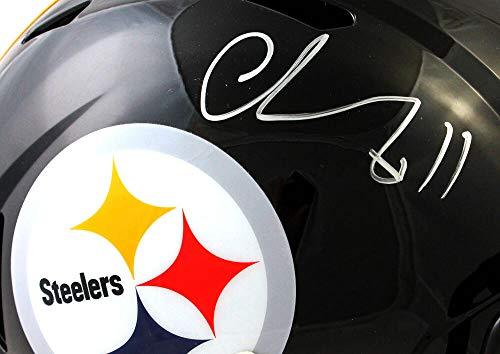 Chase Claypool Autographed Pittsburgh Steelers F/S Speed Helmet- Beckett W Silv - Image 2