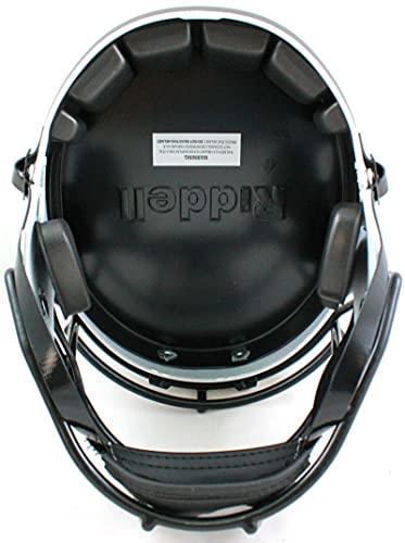 Chase Claypool Autographed Pittsburgh Steelers Lunar F/S Helmet- Beckett W Black - Image 2