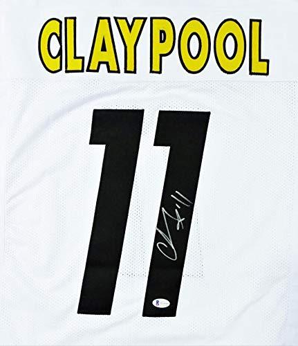 Chase Claypool Autographed White Pro Style Jersey- Beckett W Silver R1 - Image 3