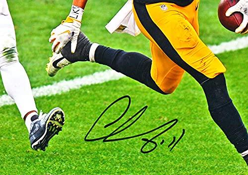 Chase Claypool Signed Pittsburgh Steelers 16x20 TD Vs. Eagles FP Photo- Beckett W Black - Image 2