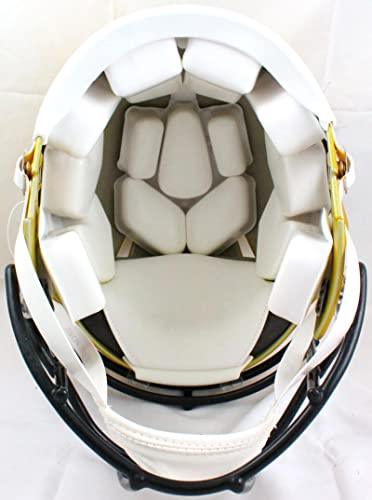 Chase Claypool Signed Steelers F/S Flash Speed Authentic Helmet-Beckett W Hologram Black - Image 2
