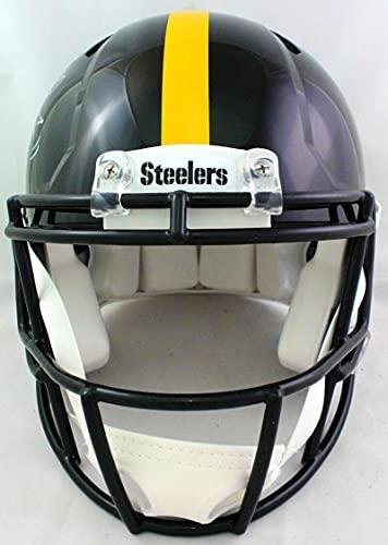 Chase Claypool Signed Steelers F/S Speed Authentic Helmet w/Insc- Beckett WSilver - Image 4
