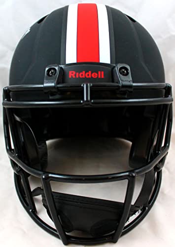 Chase Young Autographed Ohio State F/S Eclipse Speed Authentic Helmet-Fanatics Silver - Image 4