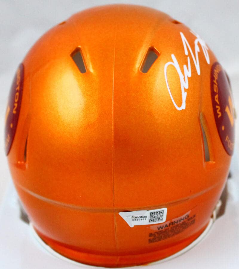Chase Young Signed Washington Flash Speed Mini Helmet-Fanatics White - Image 2