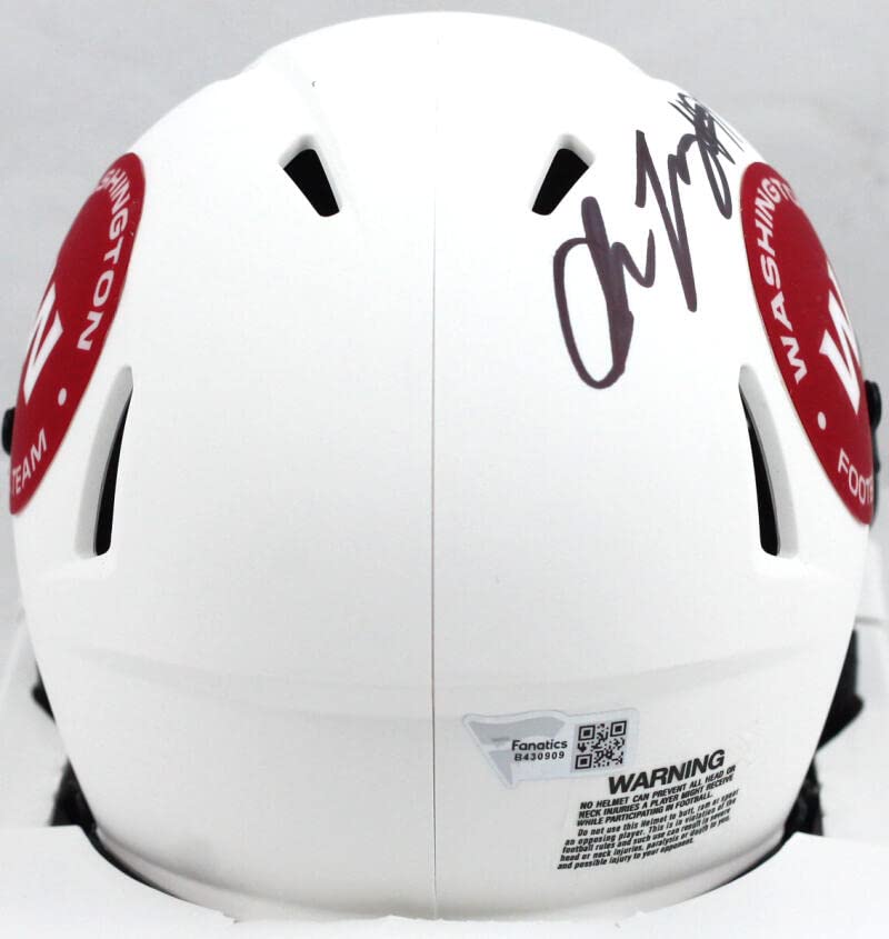 Chase Young Signed Washington Football Team Lunar Speed Mini Helmet-Fanatics Black - Image 2