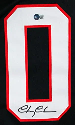Chevy Chase Autographed Black Hockey Style Jersey - Beckett W Hologram - Image 3