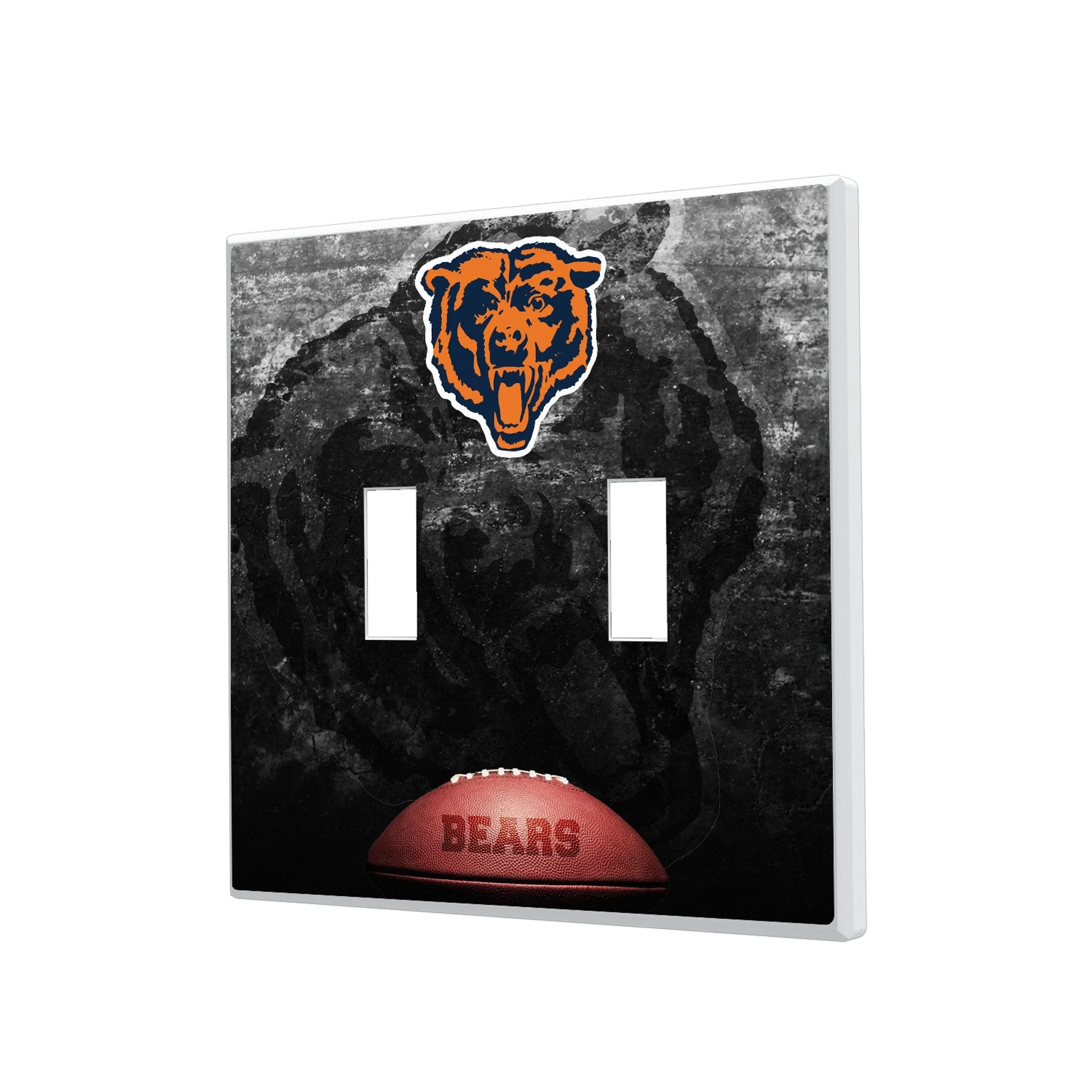Chicago Bears 1946 Historic Collection Legendary Hidden-Screw Light Switch Plate - Image 3