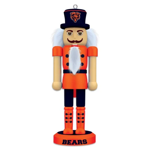 Chicago Bears - 5" Mini Nutcracker Ornament/Statue
