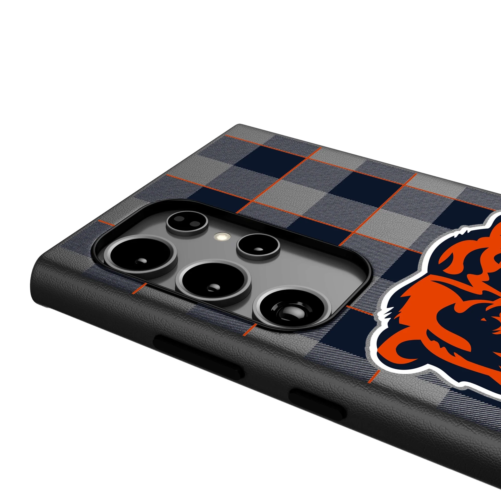 Chicago Bears Plaid MagSafe Compatible Phone Case for Samsung Galaxy - Image 4