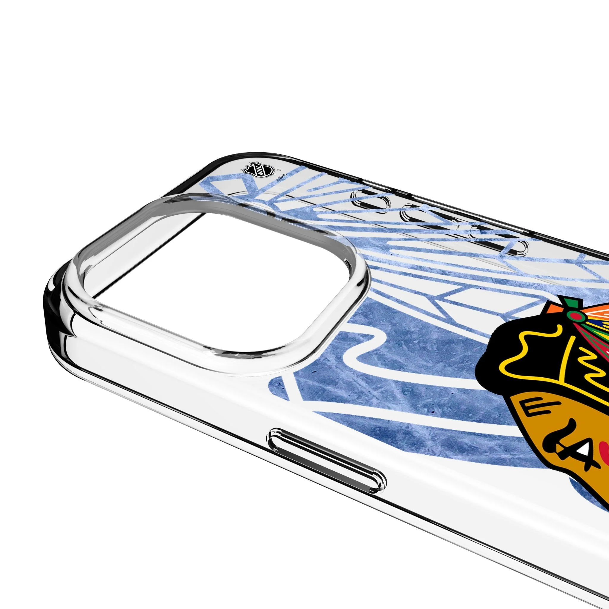 Chicago Blackhawks Ice Tilt Clear Phone Case for Apple iPhone - Image 3