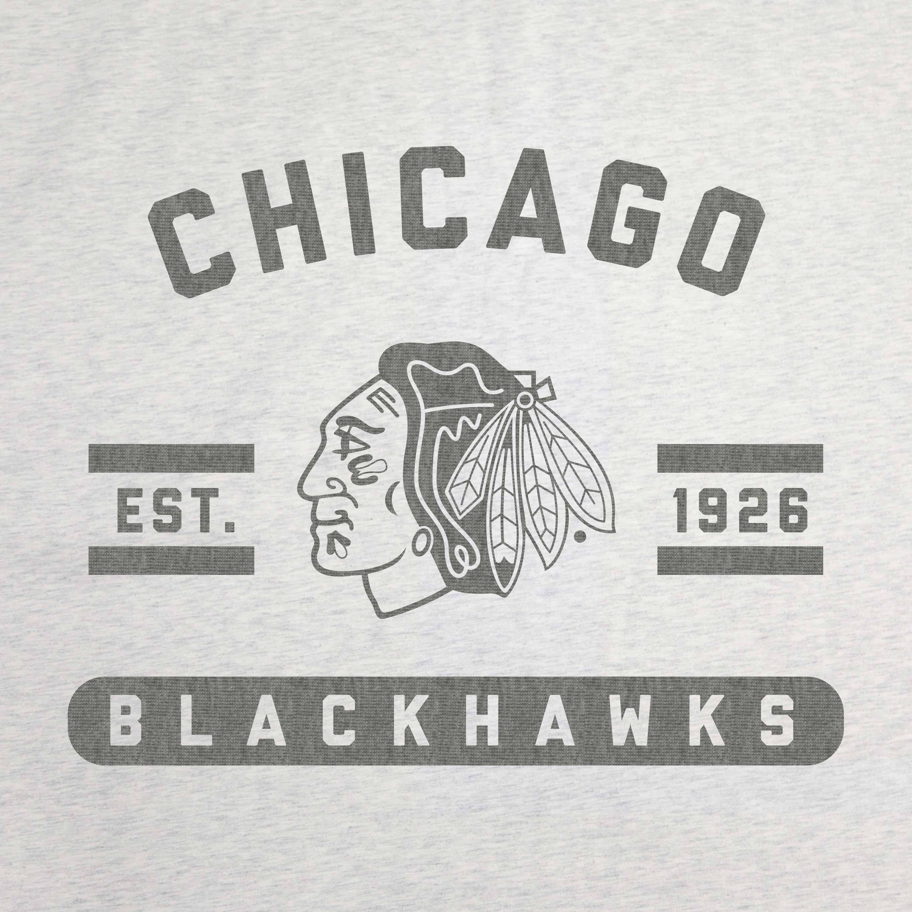 Chicago Blackhawks Oatmeal Sweatshirt Blanket - Image 2