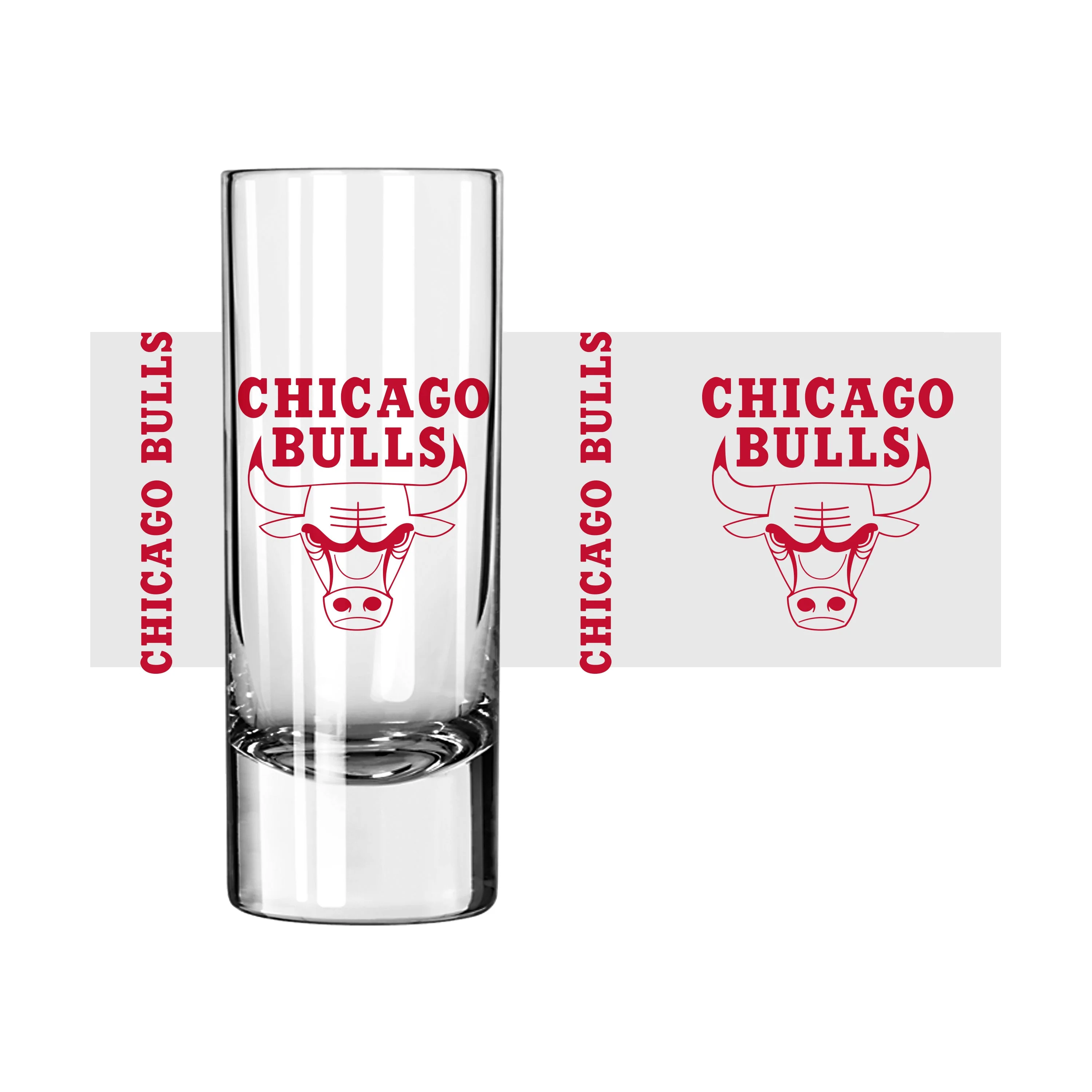 Chicago Bulls 2.5oz Gameday Shooter Glass - Image 2