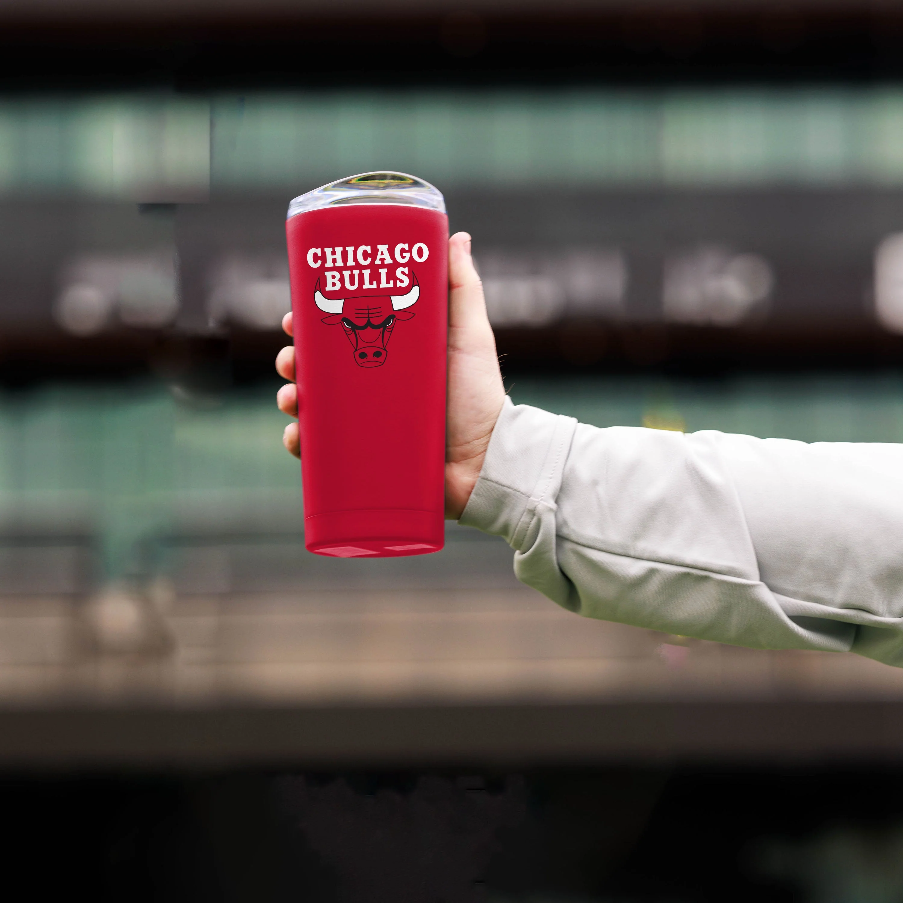 Chicago Bulls 20oz Flipside Powder Coat Tumbler - Image 3