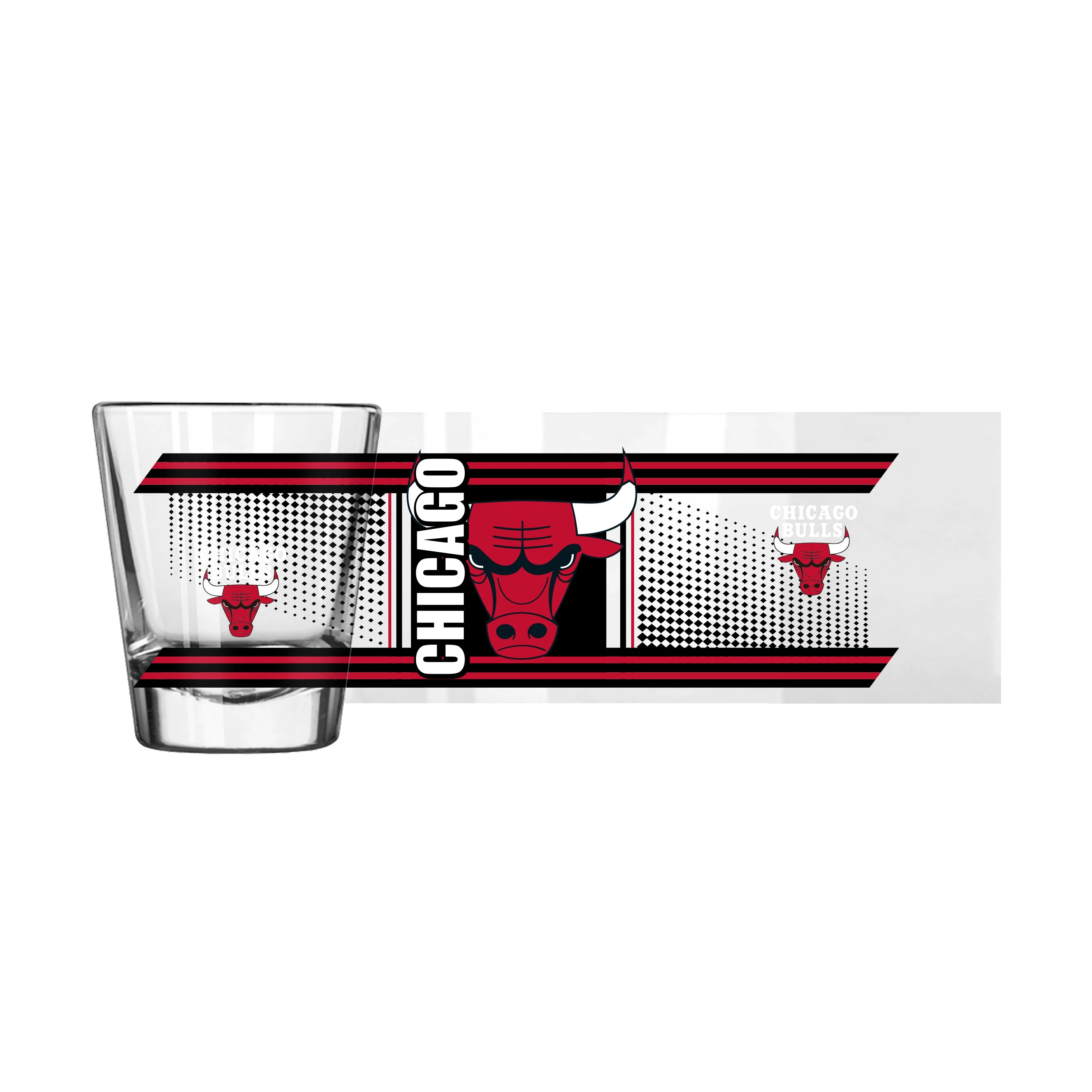 Chicago Bulls 2oz Hero Shot Glass - Image 2