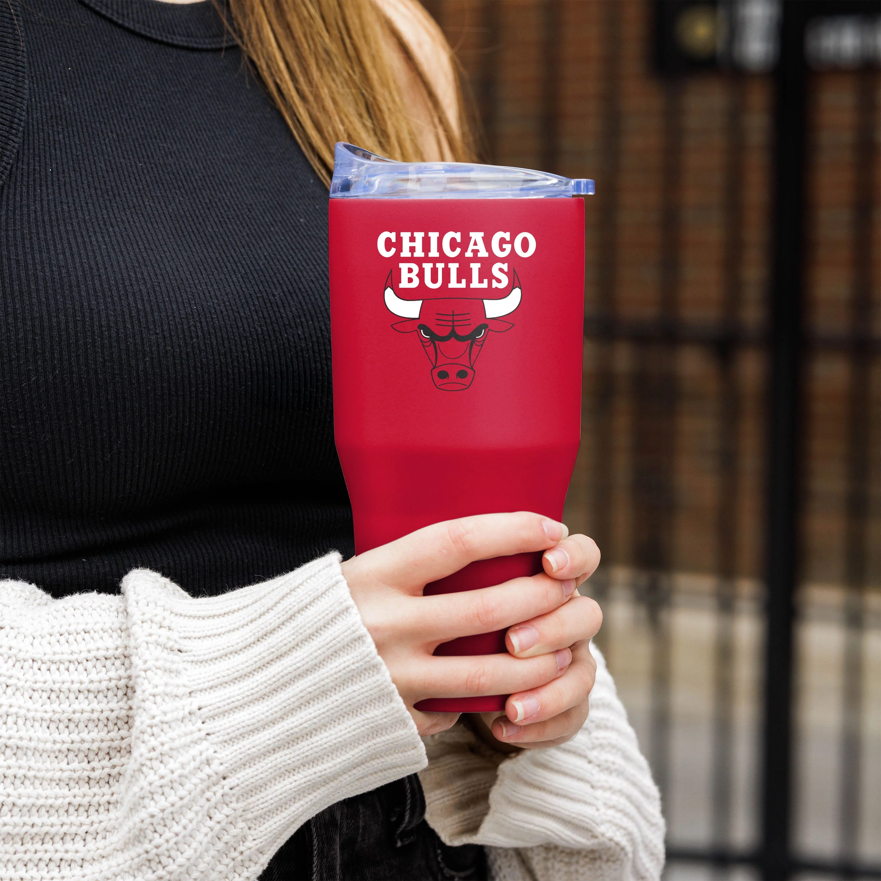 Chicago Bulls 30oz Flipside Powder Coat Tumbler - Image 5