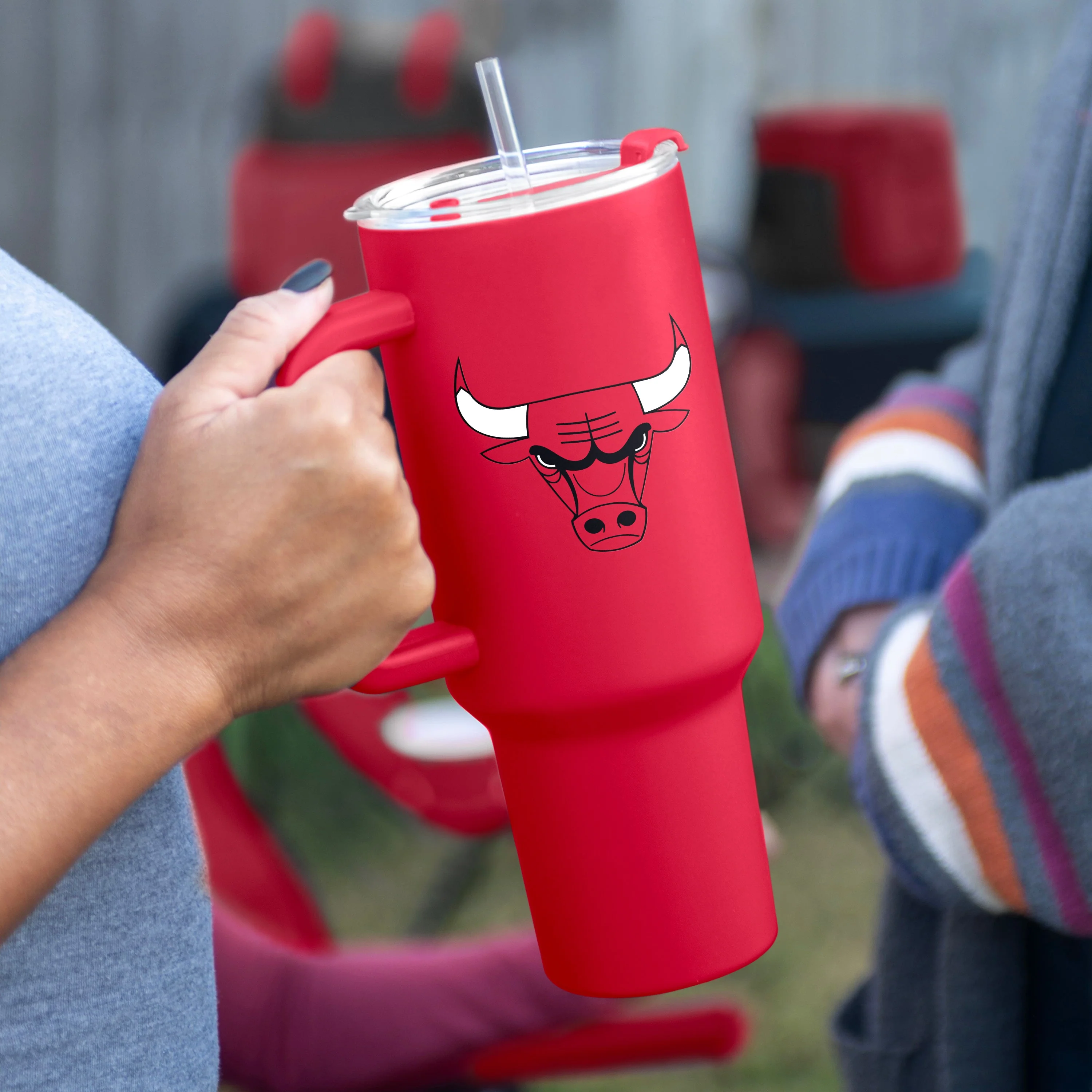 Chicago Bulls 40oz Flipside Powder Coat Tumbler - Image 2