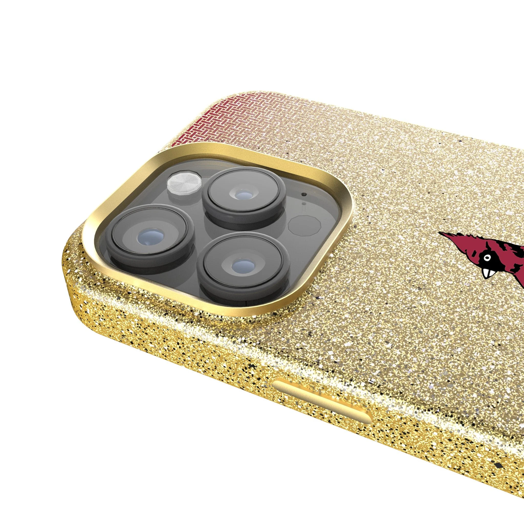 Chicago Cardinals 1947-1959 Historic Collection Linen Bling Phone Case for Apple iPhone - Image 4