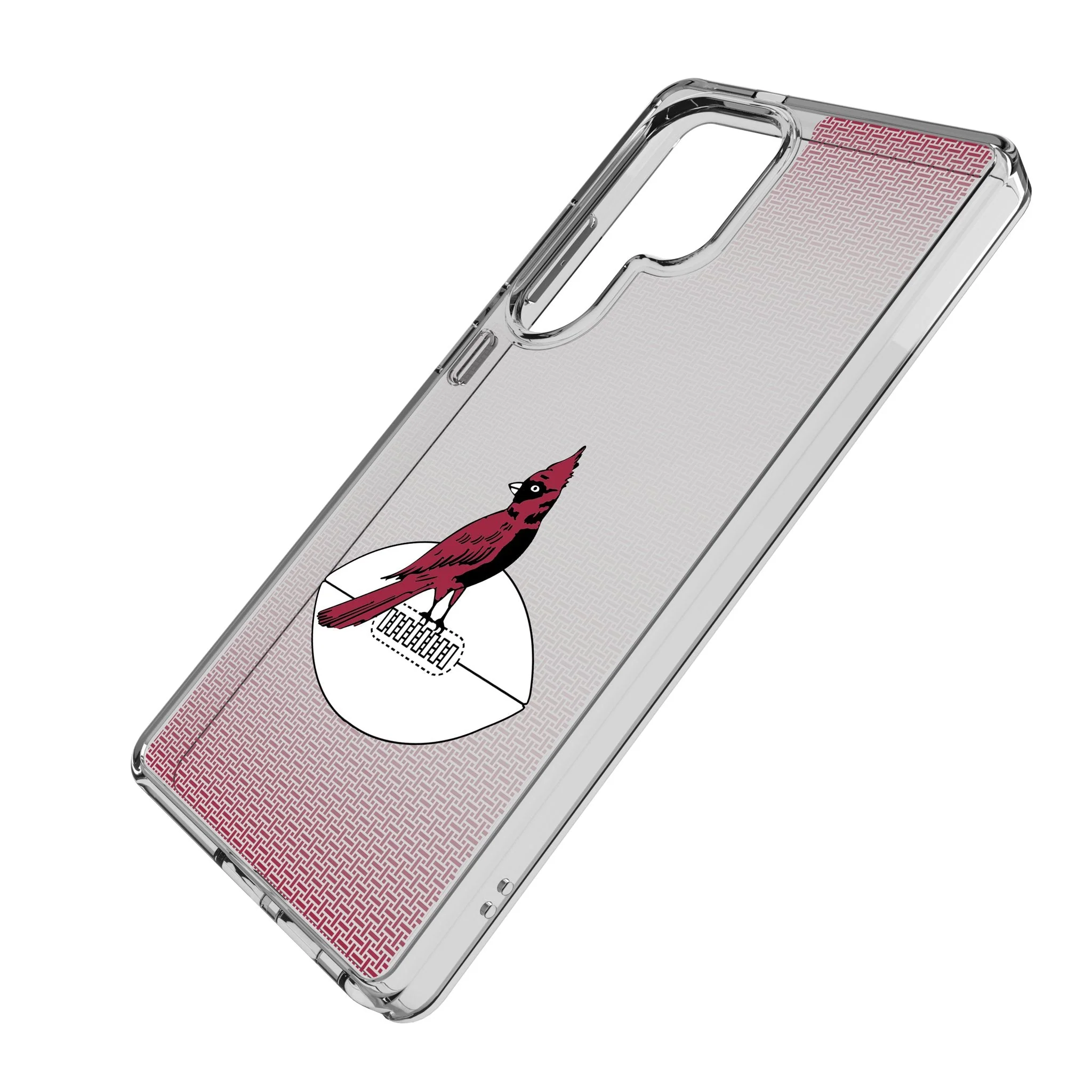 Chicago Cardinals 1947-1959 Historic Collection Linen Clear Phone Case for Samsung Galaxy - Image 2