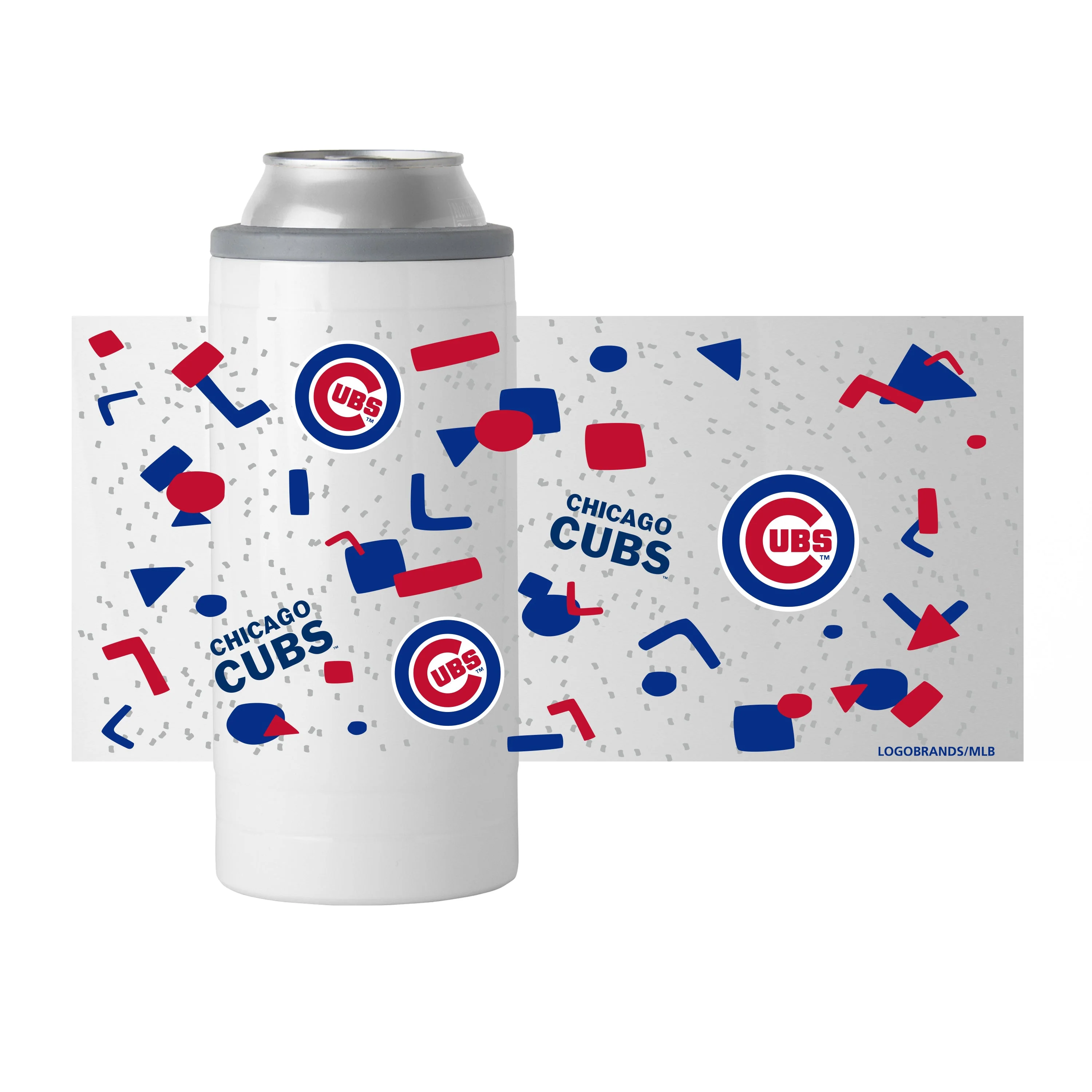 Chicago Cubs 12oz Flashback Slim Can Coolie - Image 2