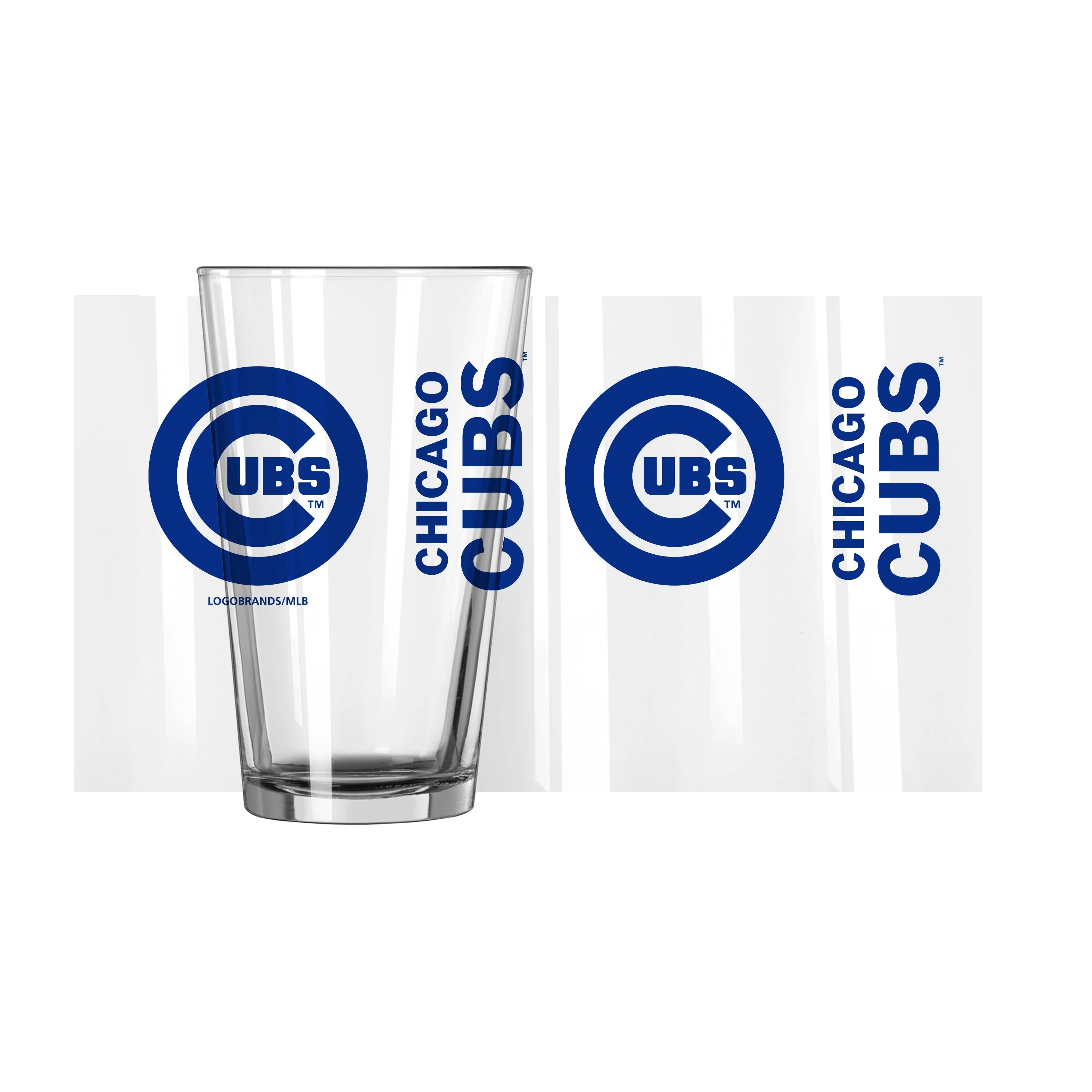 Chicago Cubs 16oz Gameday Pint Glass - Image 2