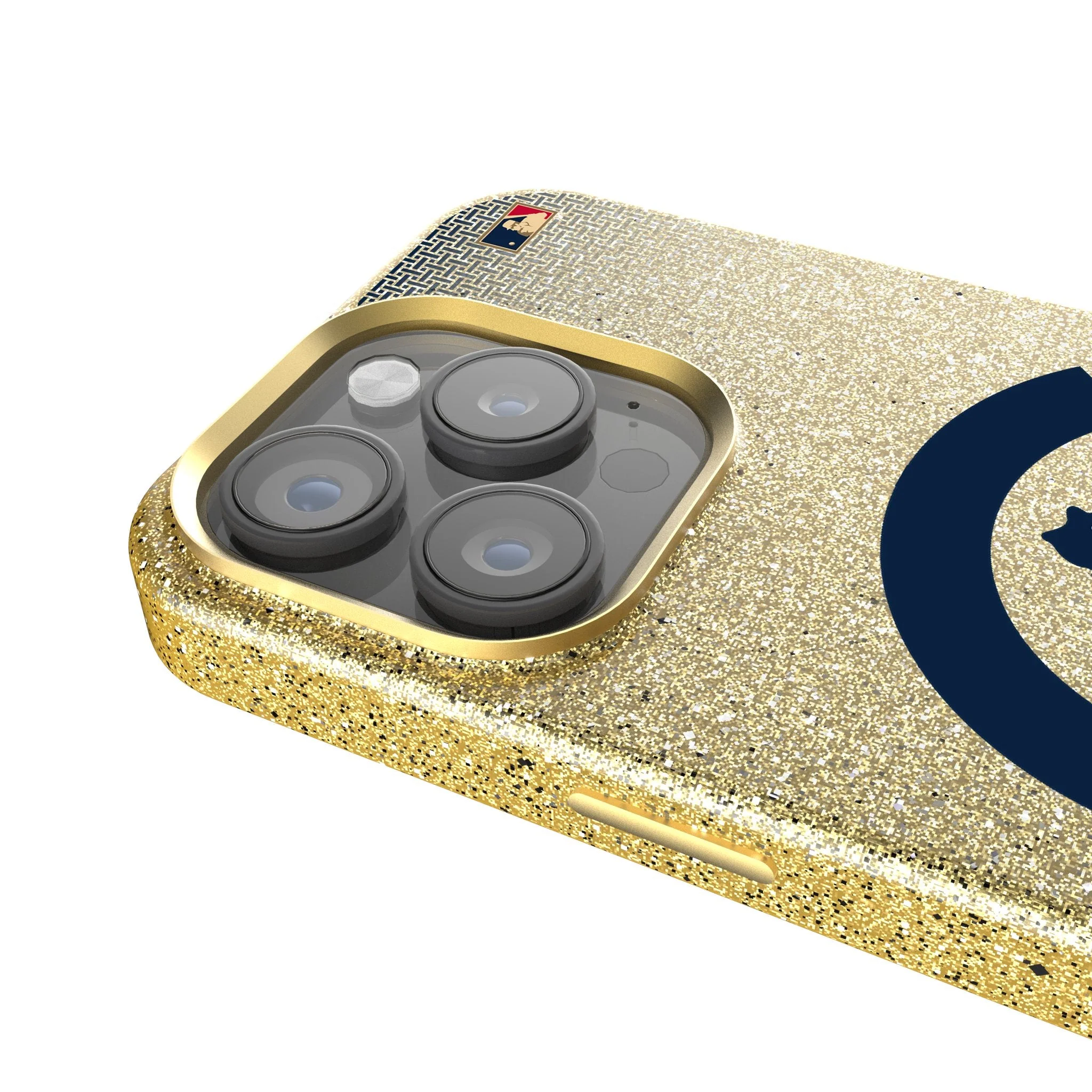 Chicago Cubs 1911-1912 - Cooperstown Collection Linen Bling Phone Case for Apple iPhone - Image 4