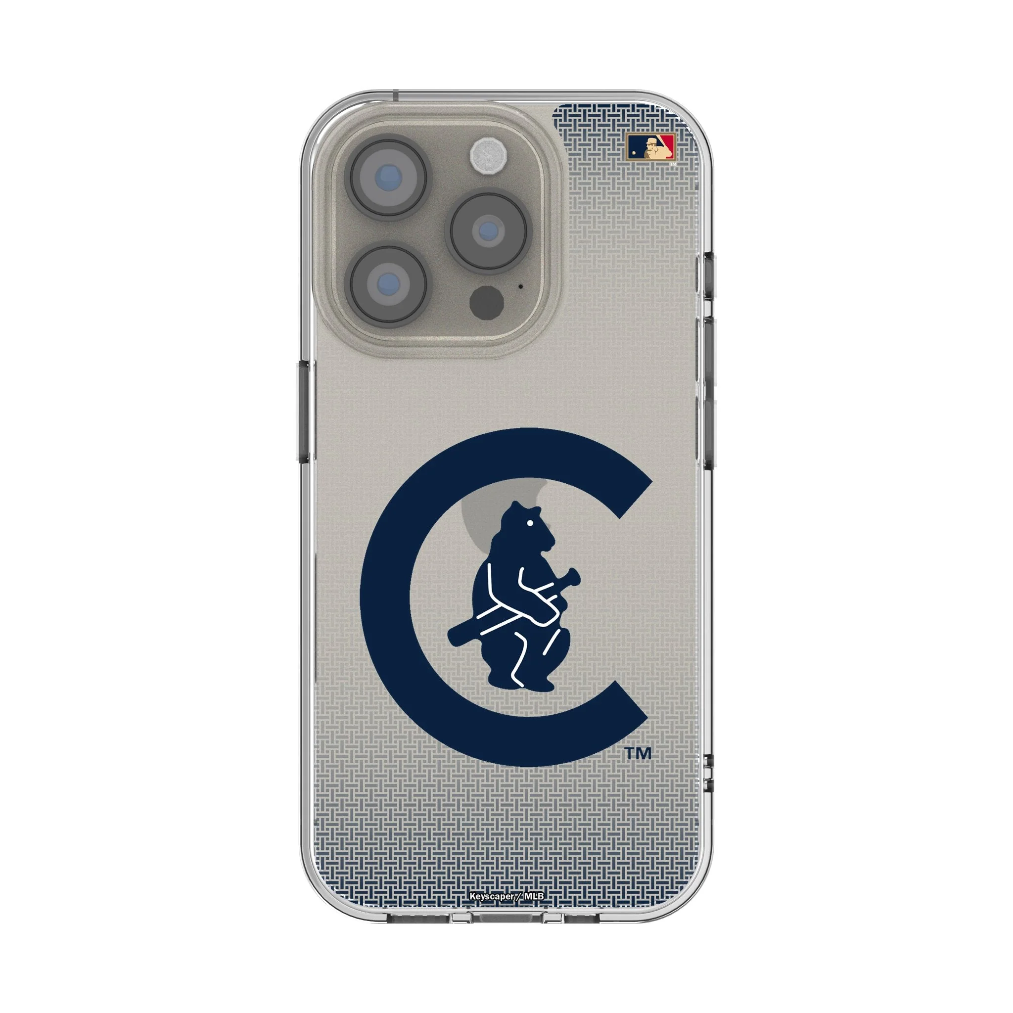 Chicago Cubs 1911-1912 - Cooperstown Collection Linen Clear Phone Case for Apple iPhone