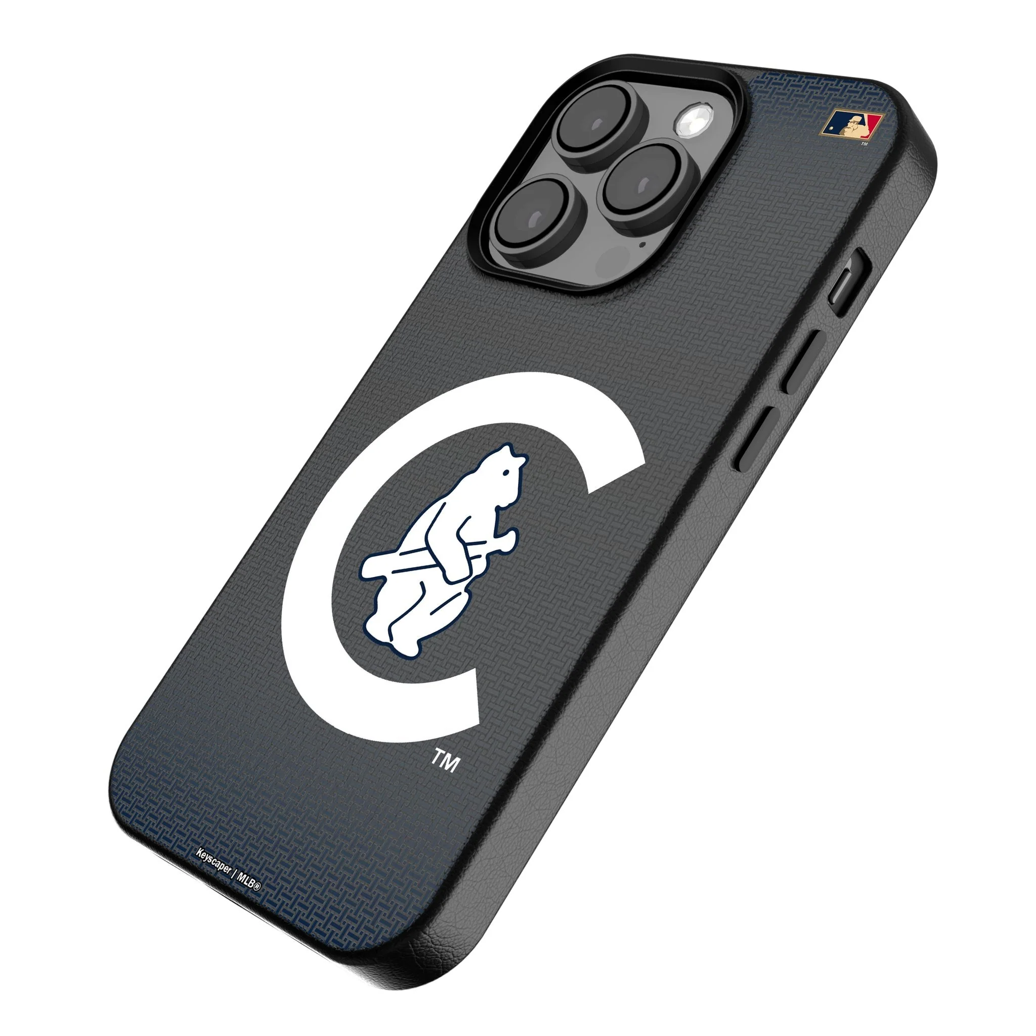 Chicago Cubs 1911-1912 - Cooperstown Collection Linen MagSafe Compatible Phone Case for Apple iPhone - Image 2