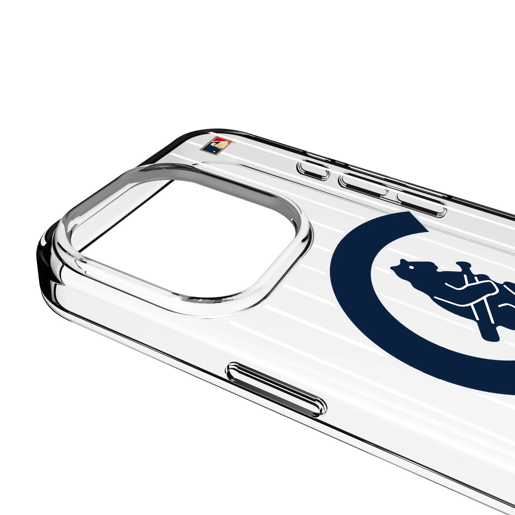 Chicago Cubs 1911-1912 - Cooperstown Collection Pinstripe Clear Phone Case for Apple iPhone - Image 3