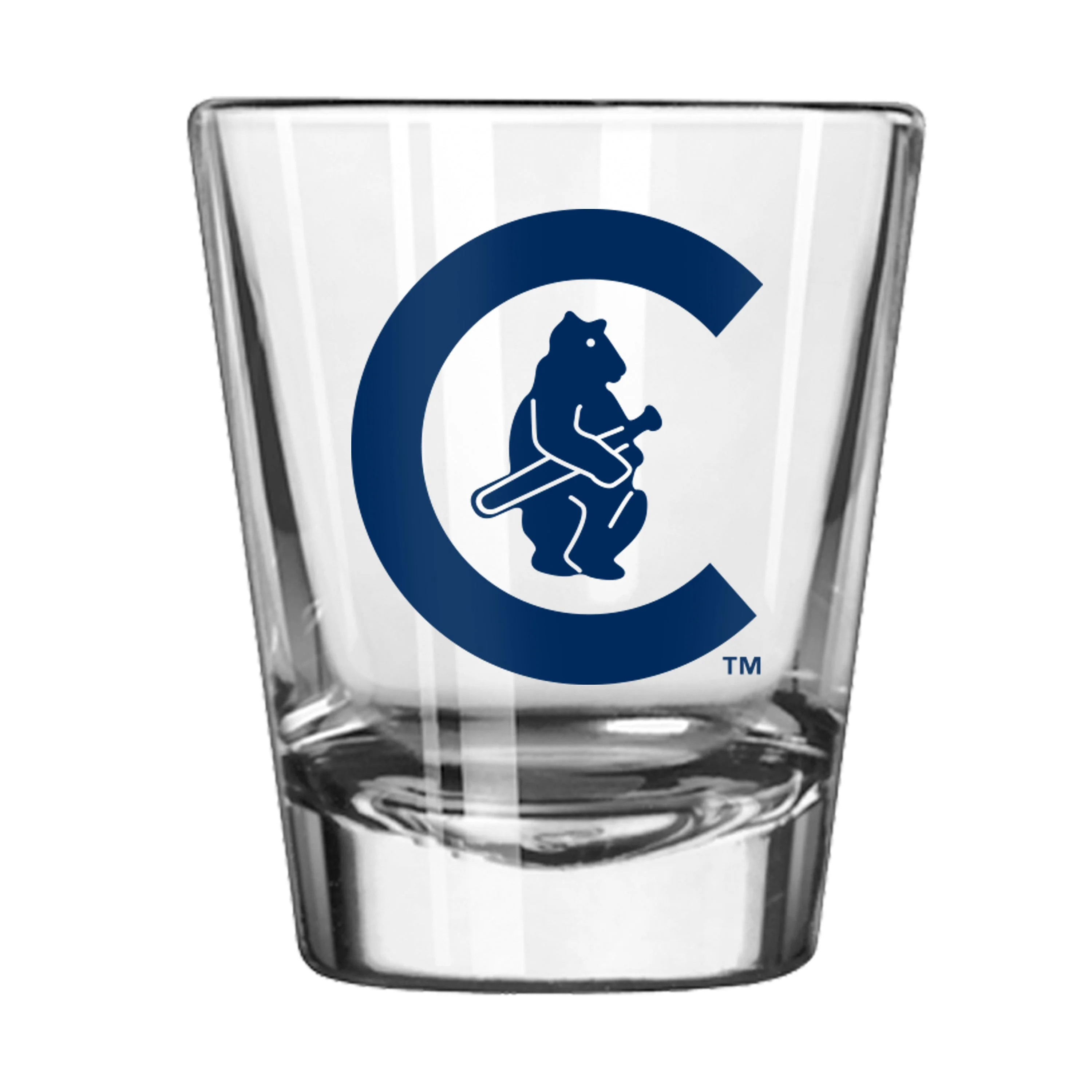 Chicago Cubs 1914 Bear 2oz Logo Shot Glass - Image 2
