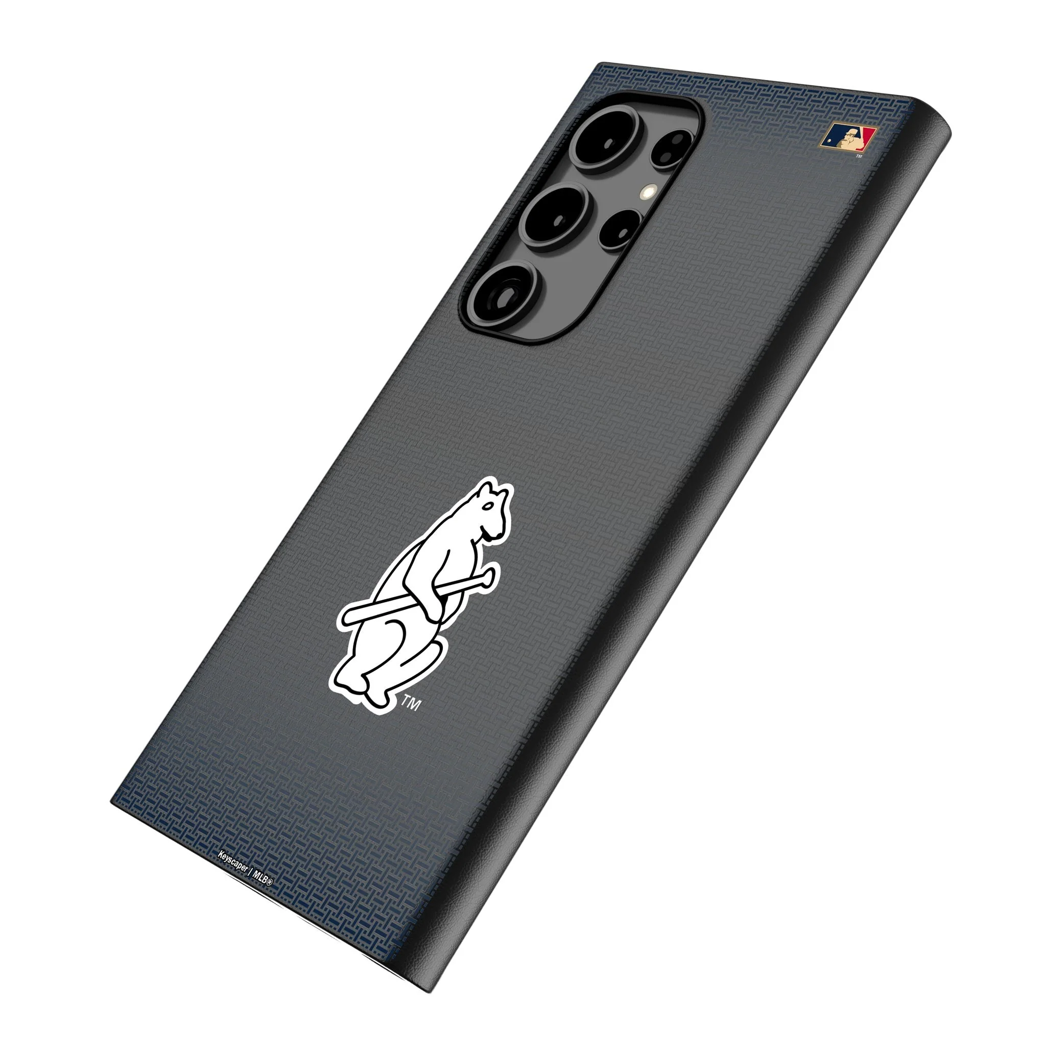 Chicago Cubs 1914 - Cooperstown Collection Linen MagSafe Compatible Phone Case for Samsung Galaxy - Image 2