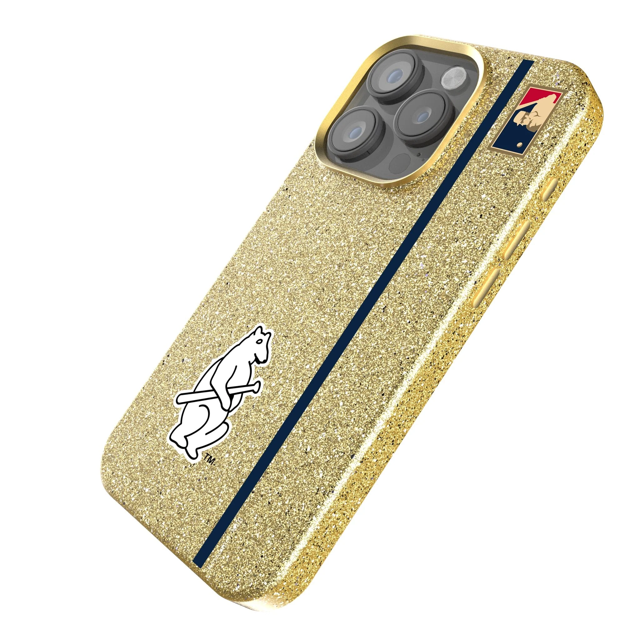 Chicago Cubs 1914 - Cooperstown Collection Sidebar Bling Phone Case - Image 2