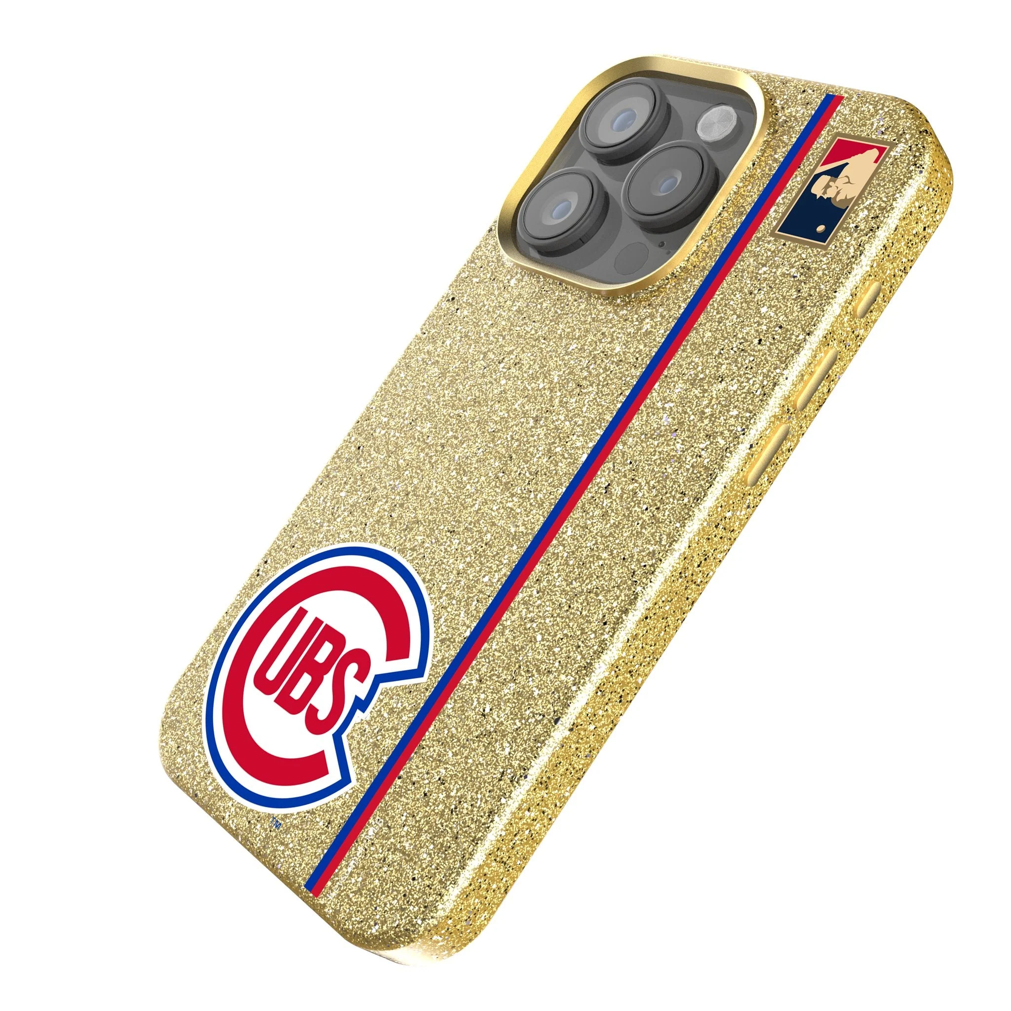 Chicago Cubs 1948-1956 - Cooperstown Collection Sidebar Bling Phone Case - Image 2