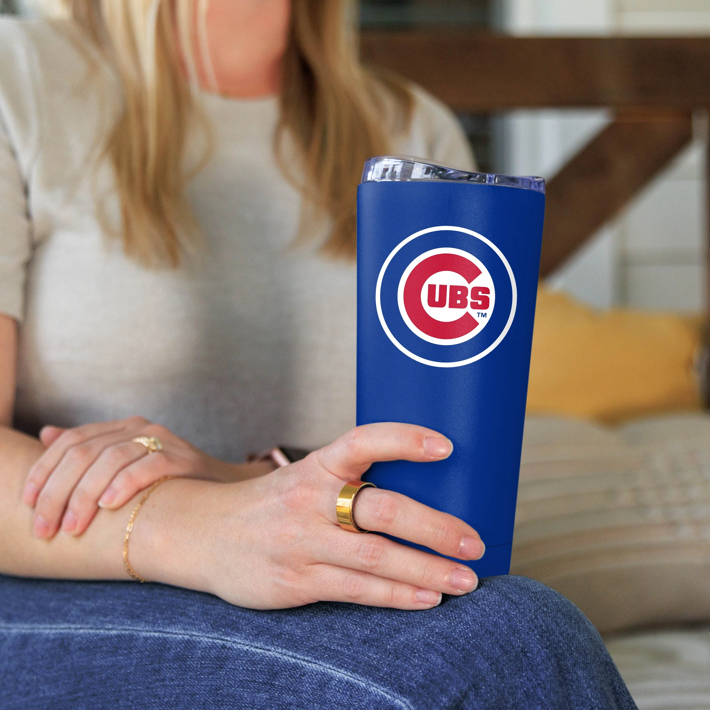 Chicago Cubs 20oz Flipside Powder Coat Tumbler - Image 3