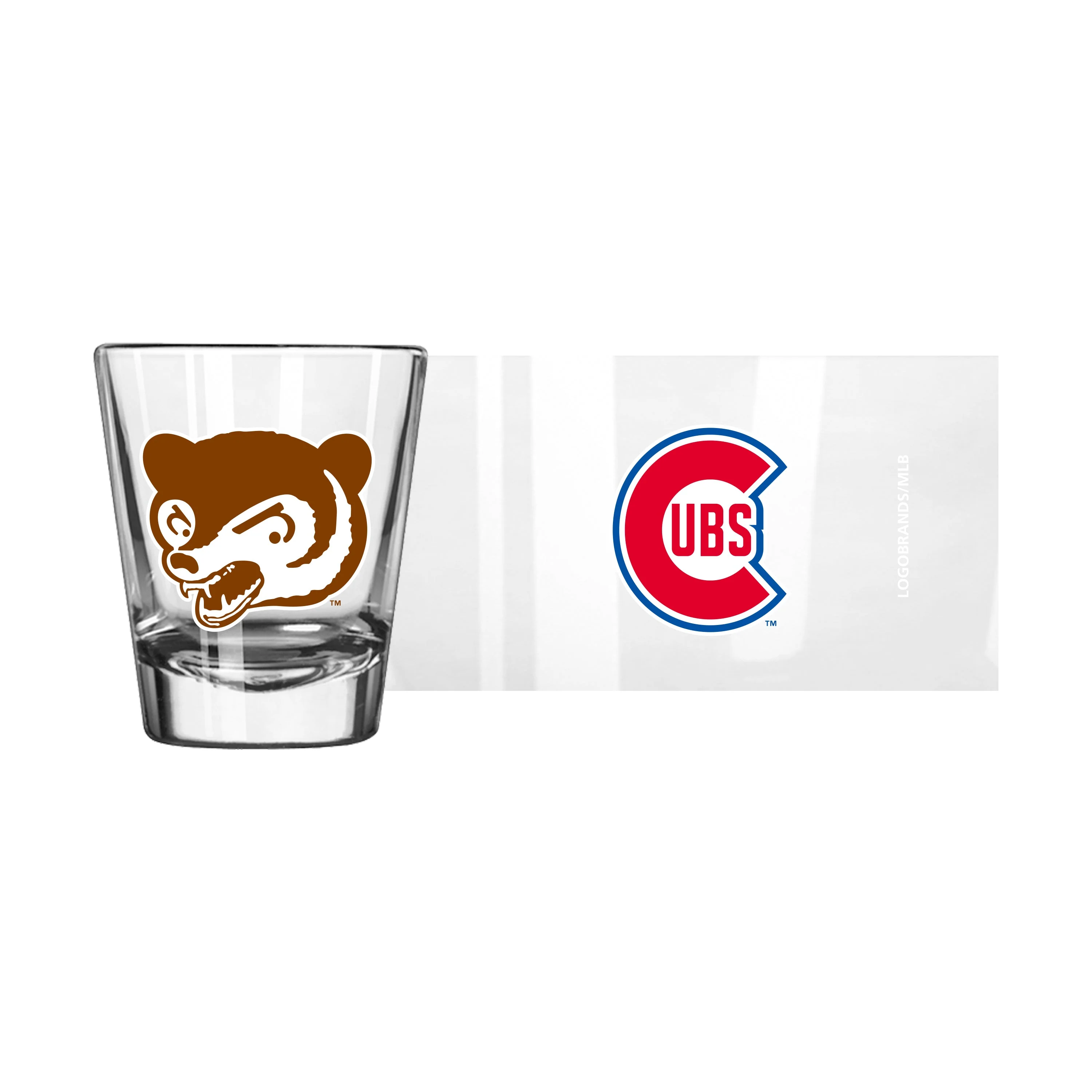 Chicago Cubs 2oz Retro Shot Glass - Image 2
