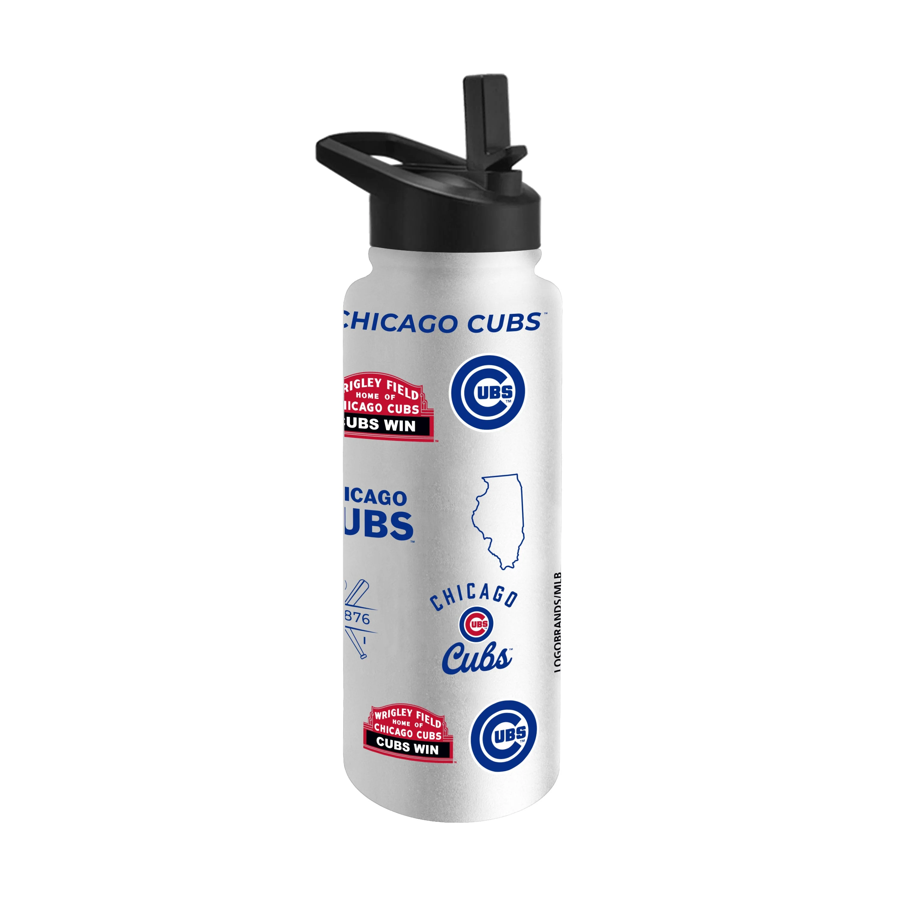 Chicago Cubs 34oz Heritage Threds Quencher Bottle - Image 2