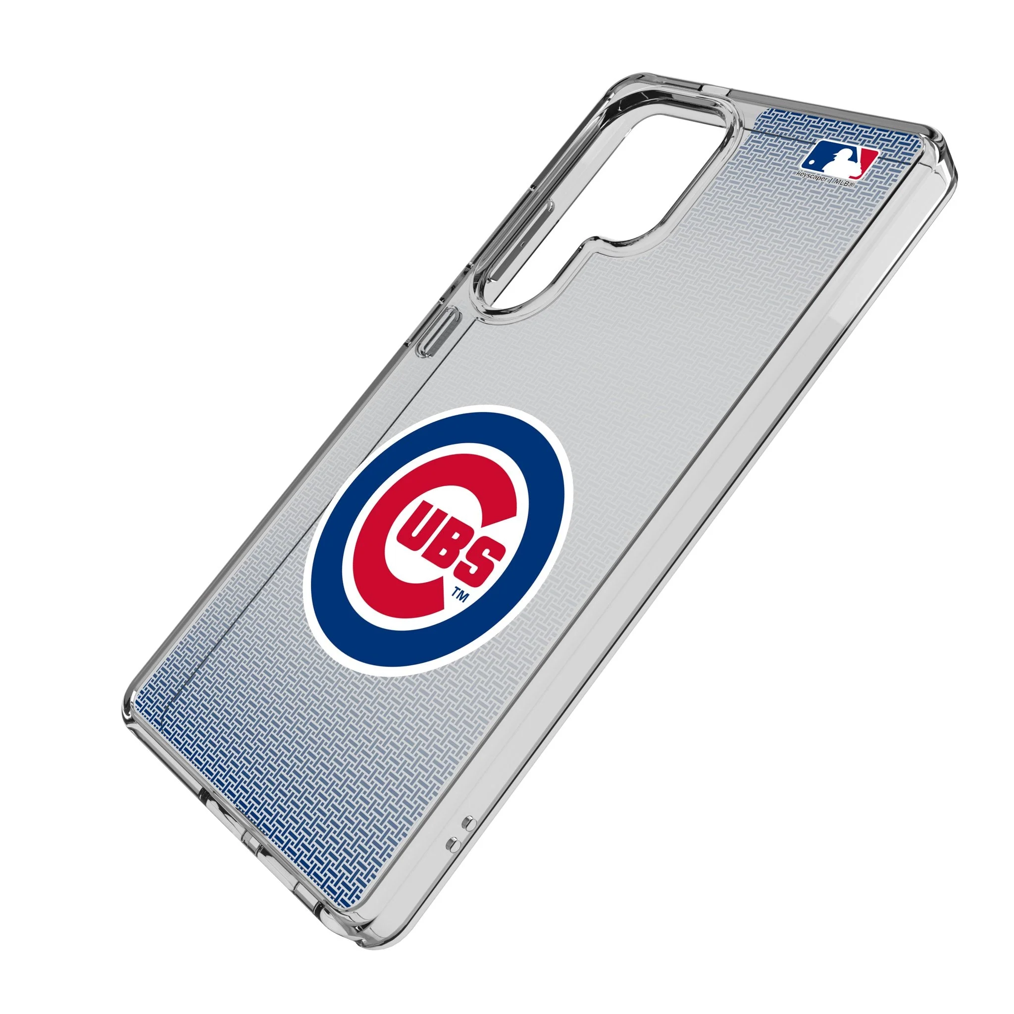 Chicago Cubs Linen Clear Phone Case for Samsung Galaxy - Image 2