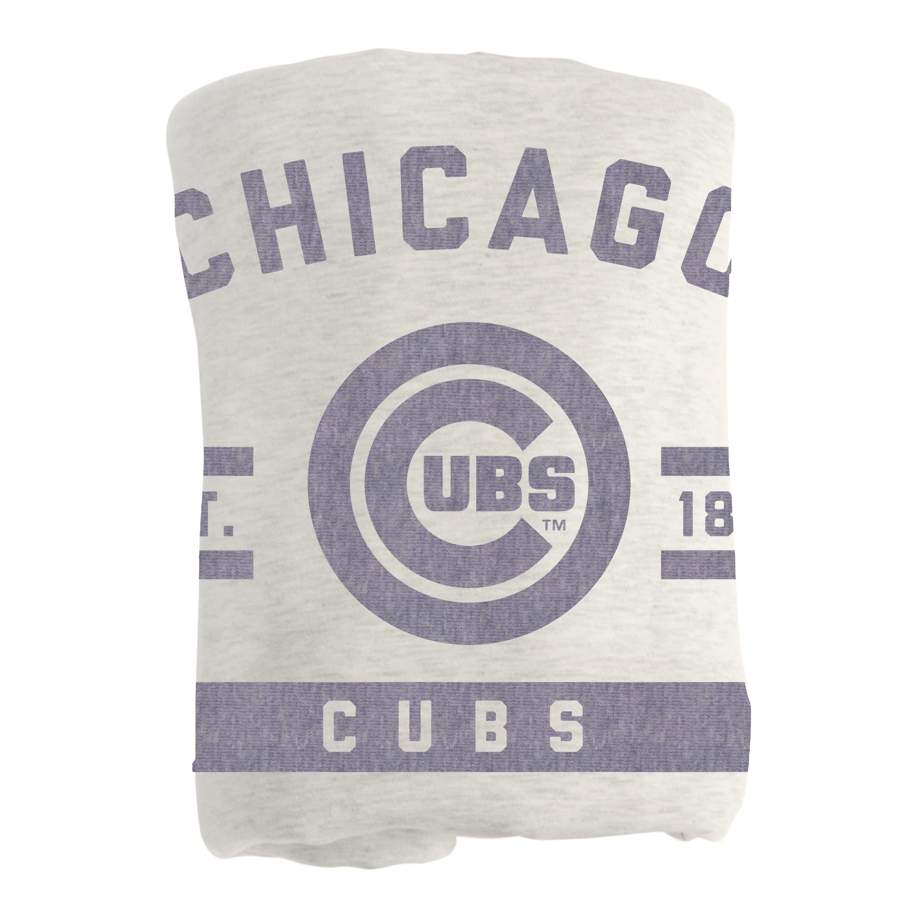 Chicago Cubs Oatmeal Sweatshirt Blanket - Image 2