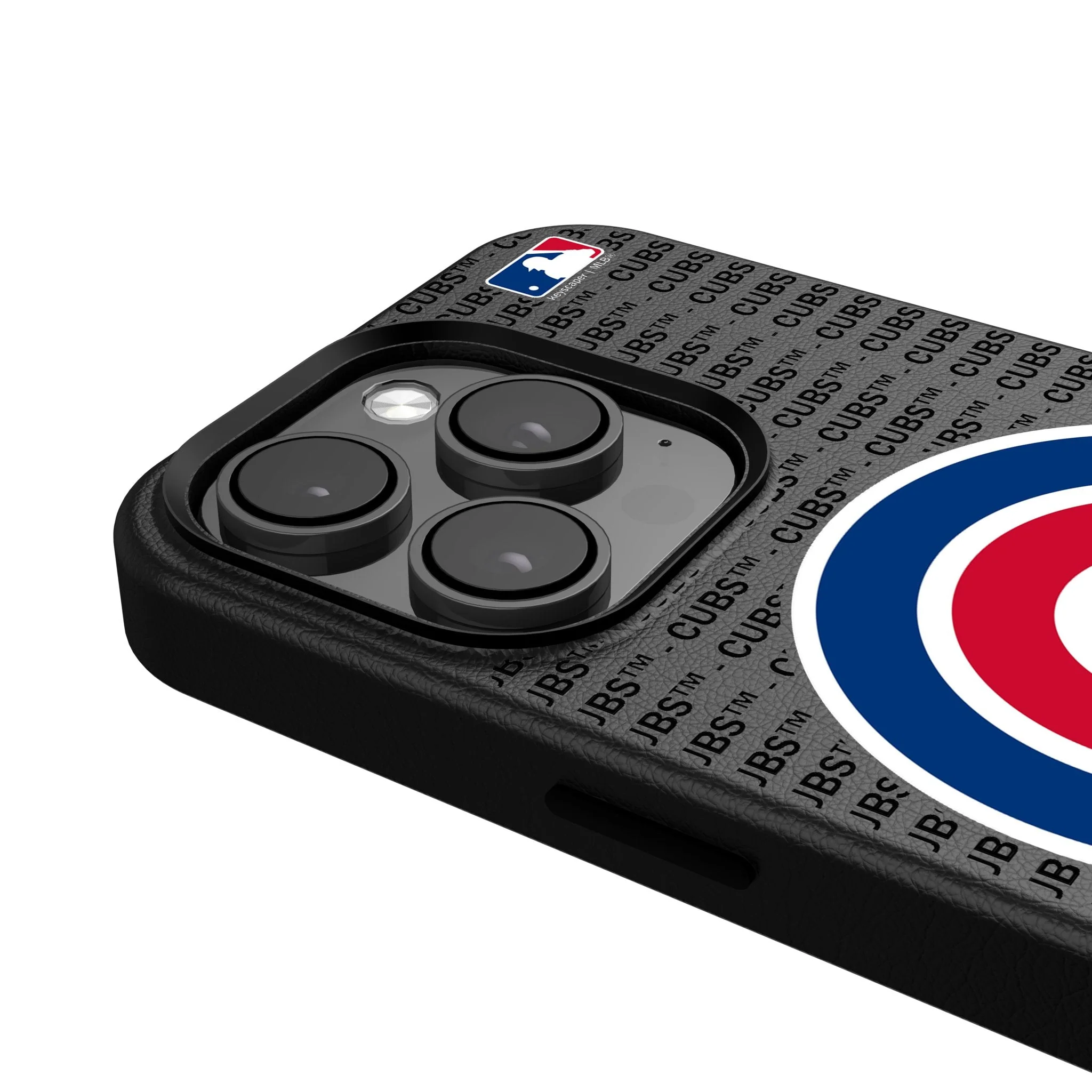 Chicago Cubs Text Backdrop MagSafe Compatible Phone Case for Apple iPhone - Image 4