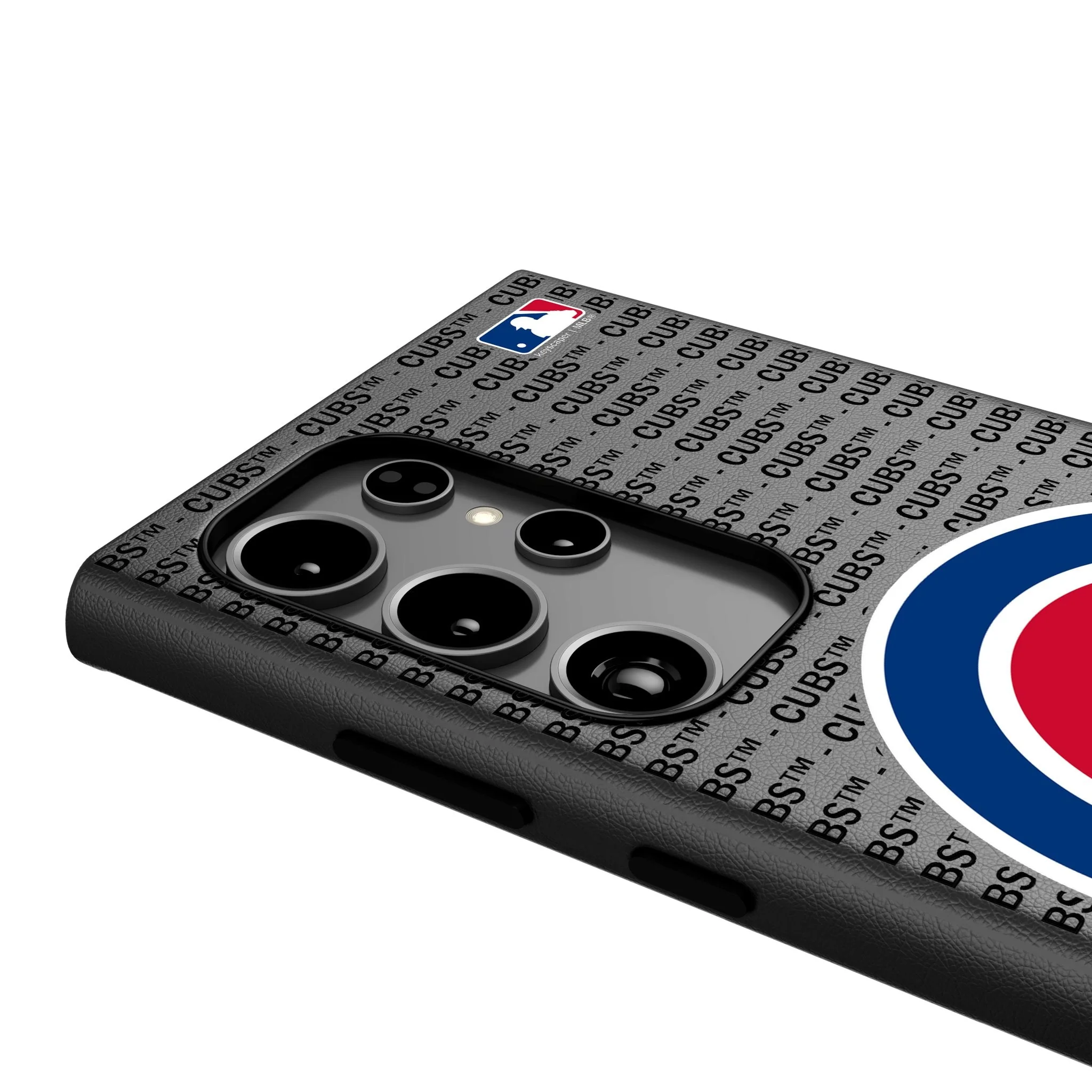 Chicago Cubs Text Backdrop MagSafe Compatible Phone Case for Samsung Galaxy - Image 4